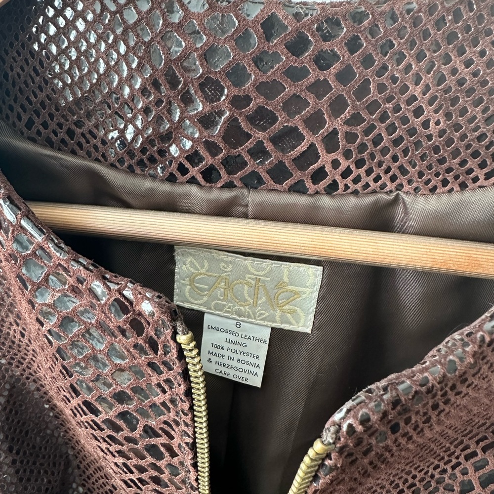 Cache Leather Jacket - image 4